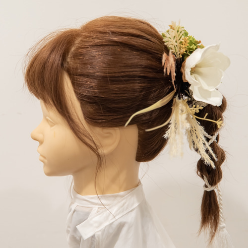 秋冬の花嫁様の組紐アレンジ・玉ねぎアレンジに✳︎】ドライフラワー風 