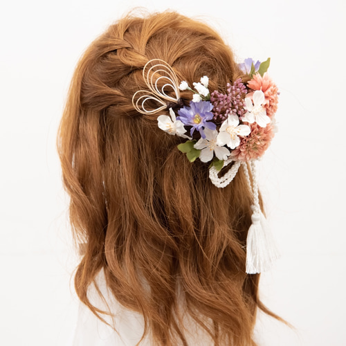 ブラウン 茶色 ヘッドドレス ヘアアクセサリー フラワー 布花 髪飾り Amazon.co.jp: Bud Flower バドフラワー 髪飾り hair-193