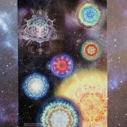美しすぎる惑星曼荼羅☆ポストカード 2枚目の画像