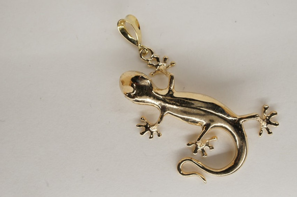 K14/Dia gecko pendant 1枚目の画像