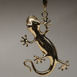 K14/Dia gecko pendant 3枚目の画像