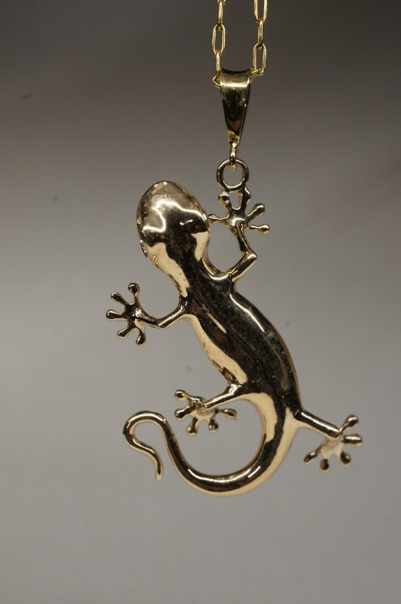 K14/Dia gecko pendant 3枚目の画像