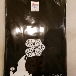 コロポックルTシャツ　黒　ユニセックス　(アイヌデザイン) 5枚目の画像