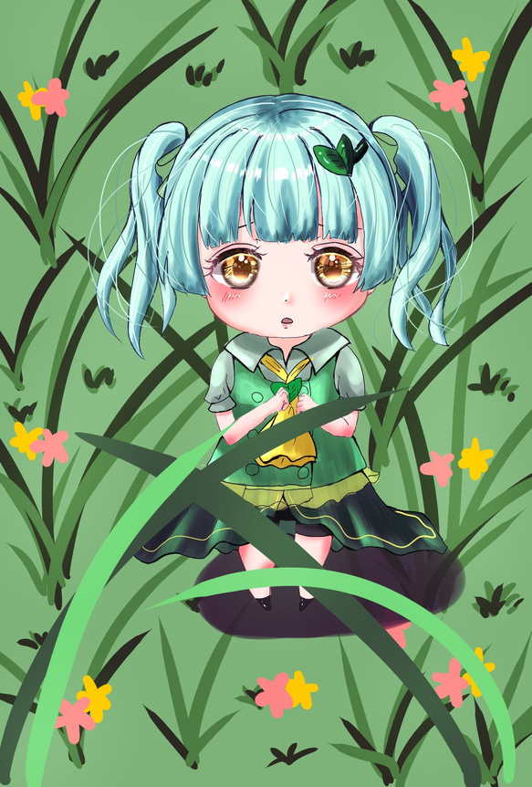 コロポックルポストカード④ お好み5枚セット イラスト コロポックルの