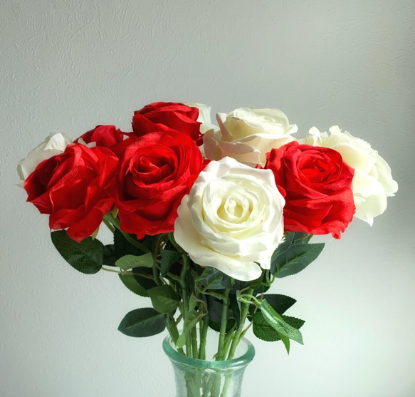 no23，3 件套，白玫瑰，人造花，婚禮，佈置，插花 第1張的照片