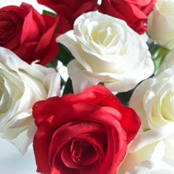 no23，3 件套，白玫瑰，人造花，婚禮，佈置，插花 第2張的照片
