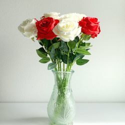 no23，3 件套，白玫瑰，人造花，婚禮，佈置，插花 第5張的照片
