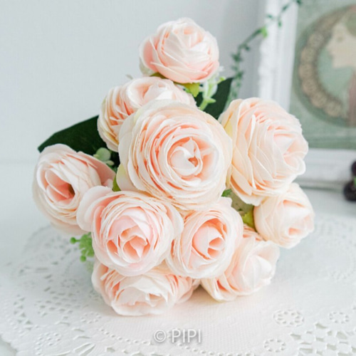 no40,10頭,薔薇,コーラル,アーティフィシャルフラワー no40,10頭,薔薇,コーラル,アーティフィシャルフラワー