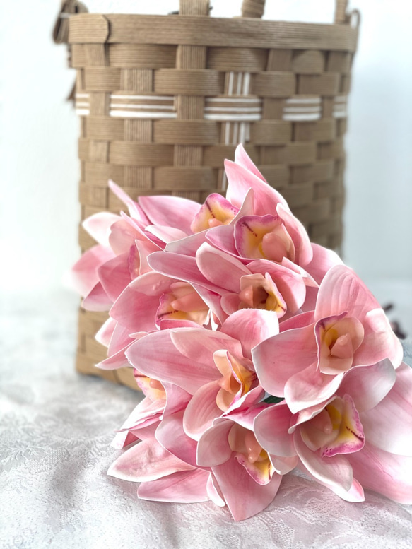 花 シンビジューム（造花、アートフラワー） | 花、ガーデニング の