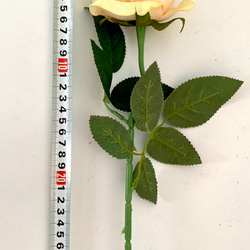 no21☆3玫瑰，黃色，玫瑰，婚禮，人造花，新娘配件 第8張的照片