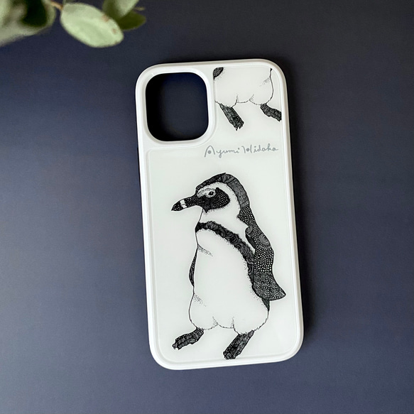 ペンギンのスマホケース【強化ガラスケース】iPhone 14対応 6枚目の画像