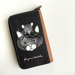 ネズミとネコのミニ財布　コインケース・パスケース　[特集掲載] 2枚目の画像