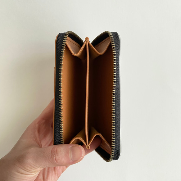 ゾウのミニ財布　コインケース・パスケース 2枚目の画像