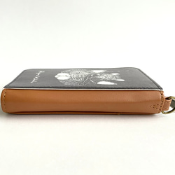 ＼選べるカラー／『マーガレットと桜の猫』ミニ財布　コインケース・パスケース 7枚目の画像