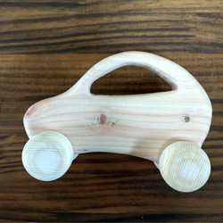001　ひのきの木の車　日本製 　ヒノキ　Wooden car　toy car　木製玩具　 3枚目の画像
