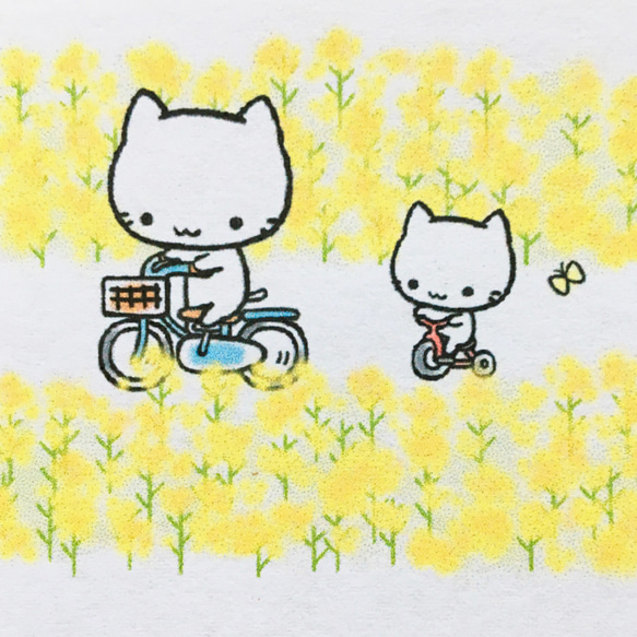 ミコちゃんのレターセット＜春のお花＞ 9枚目の画像