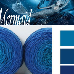 手編み ストール「Wollelfe」手染め毛糸使用 10枚目の画像