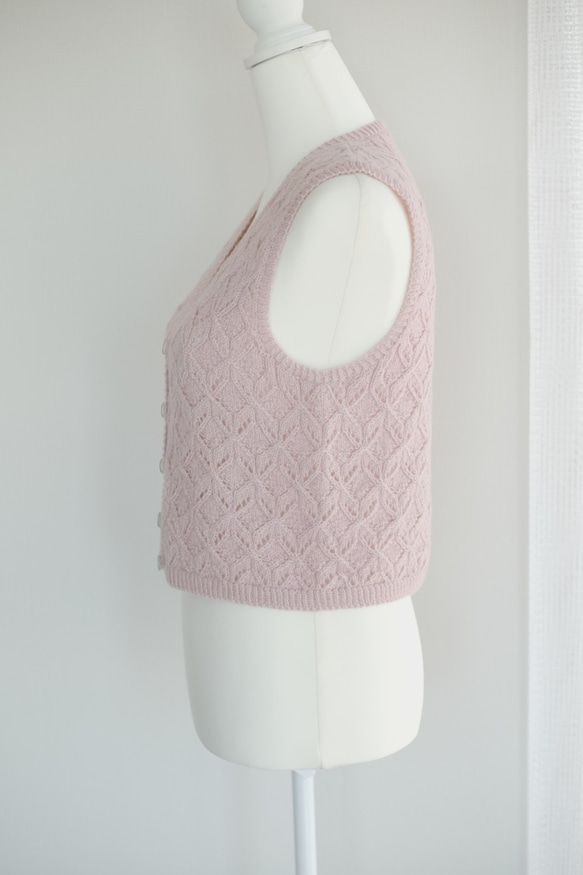 手編みベスト 5枚目の画像