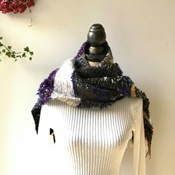 暖かい 手織り マフラー＊ウールマフラー/プレゼント(42) 2枚目の画像