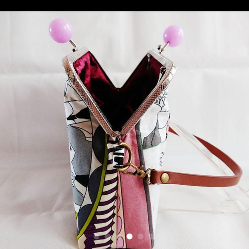 アレキサンダーヘンリー生地♡口金16㌢ がま口ポーチ ポーチ SHINOYA