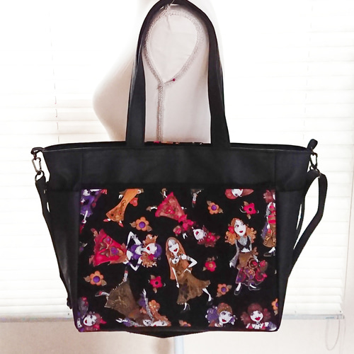 ロラライハリス♡トルソーファスナーバック♡【ハンドメイド】