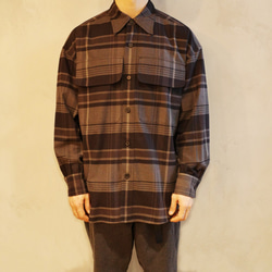 【型紙】BIG CPOシャツ（縫製レシピ付き）フリーサイズ(Fab1-005) 4枚目の画像