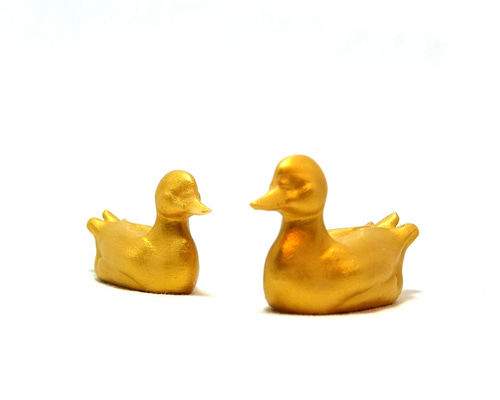 【バカラ】動物 カモ 置物 インテリア★美品★金運2 0_fdd6b1c2460c659650df40830550