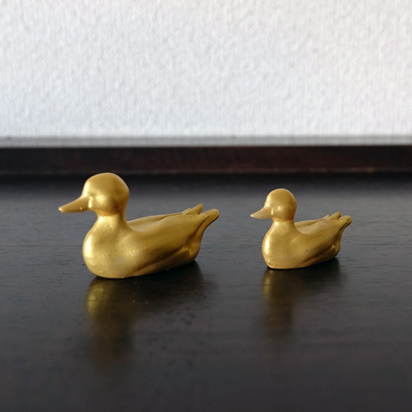 黄金のカモかもしれない鴨【二羽セット】 2枚目の画像