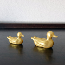 黄金のカモかもしれない鴨【二羽セット】 3枚目の画像