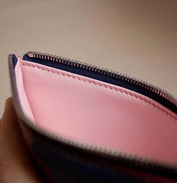 (注文制作) スマート財布　カードウォレット スリム レザー 財布 カードケース 小さめ財布 4枚目の画像