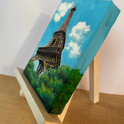 ∽世界旅行シリーズ∽ フランスの風 / パリ エッフェル塔 手書きミニ
