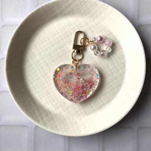 シャカシャカキーホルダー♡お客♡オーダー品 オーダーメイド あなたに合わせたイニシャルシャカシャカ