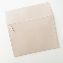 【 割引有 / ＋one 】招待状用封筒 単品 洋2カマス グレージュ 3枚目の画像