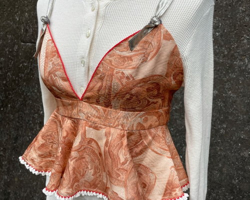 closet301 kimono remake ビスチェ -dragon- タンクトップ