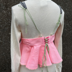 closet301 kimono remake ビスチェ　-pink- 4枚目の画像