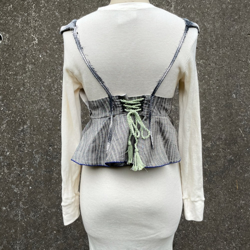 closet301 kimono remake ビスチェ -ゼブラ- タンクトップ