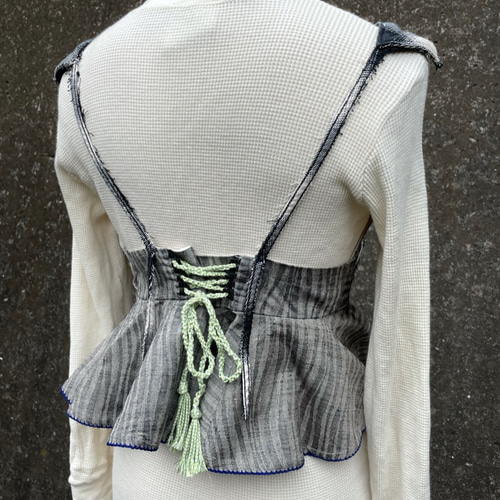 closet301 kimono remake ビスチェ -ゼブラ- タンクトップ