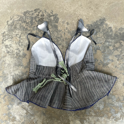 closet301 kimono remake ビスチェ -ゼブラ- タンクトップ