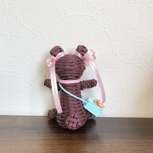 ハンドメイド作家さんのくまちゃん人形 楽天市場】くまさん にぎにぎ 手作りキット オーガニック綿50g