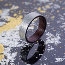 木のゆびわ 襲-kasane- 甕覗 3枚目の画像