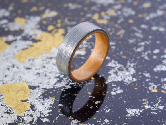 木のゆびわ 襲-kasane- 甕覗 4枚目の画像