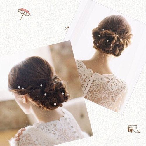 パールUピン 10本SET ヘアアレンジ その他ヘアアクセサリー nty. 通販