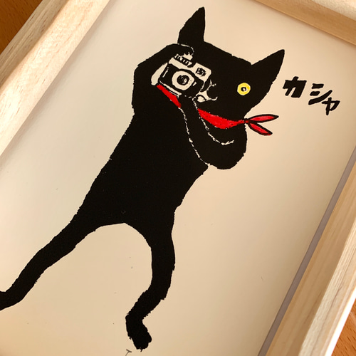 SXSW/Flatstock 24 Art Show シルクスクリーンネコ SXSW/Flatstock 24 Art Show シルクスクリーンネコ