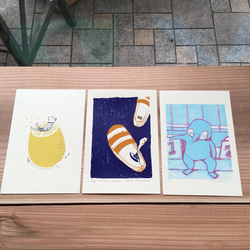 可愛い絵柄、シルクスクリーン 3点セット 信頼と手紙と友達！ 終了]STANDARD WORKSHOP－カレンダーをシルクスクリーンで印刷