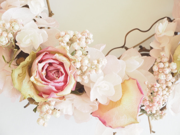 Dry Flower Wreath / Sweet Pink 3枚目の画像