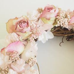 Dry Flower Wreath / Sweet Pink 5枚目の画像
