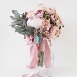 Wedding Bouquet & Boutonnier / Antique Pink 5枚目の画像