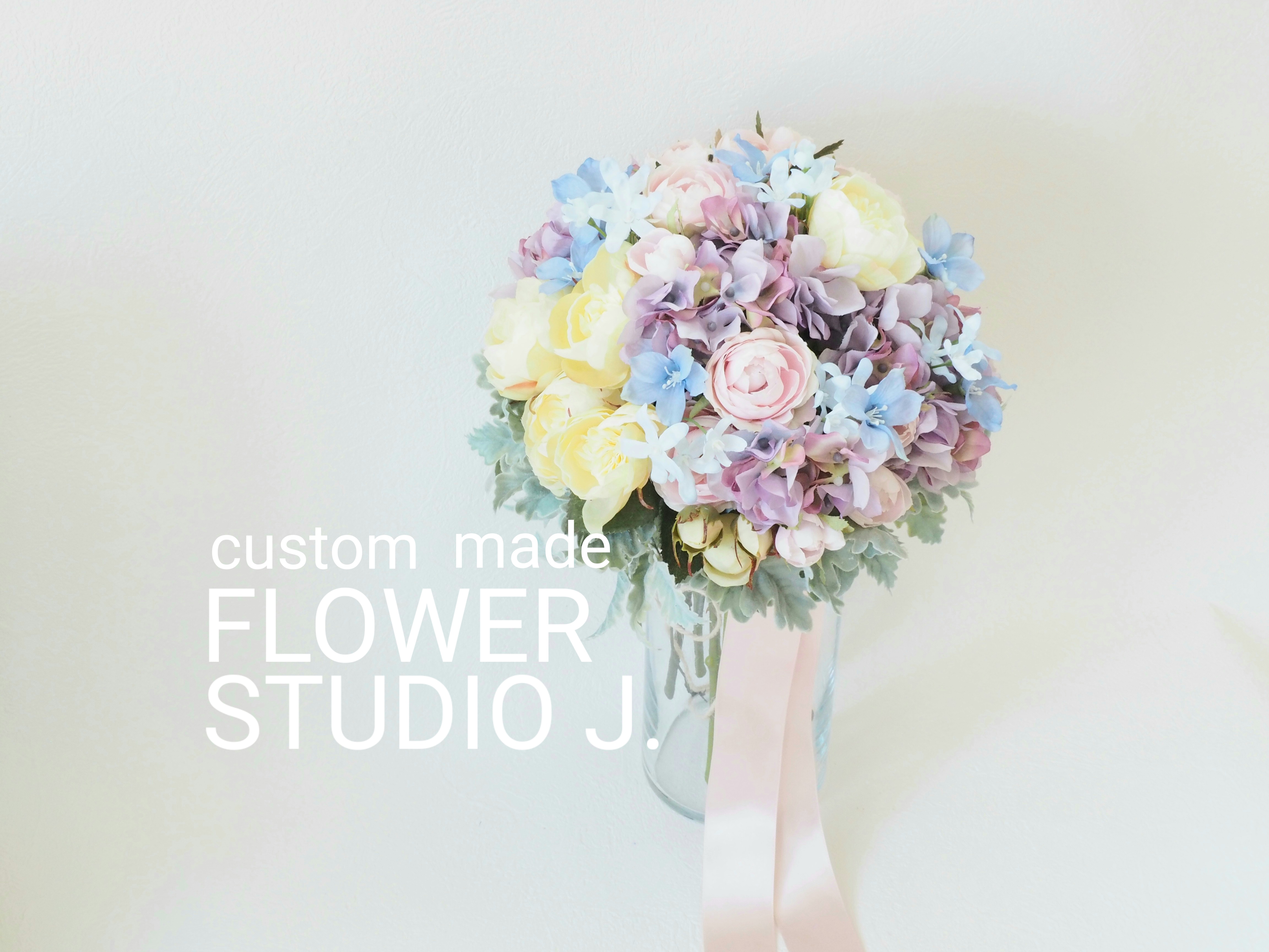 Wedding Bouquet & Boutonnier / Rapunzel Color