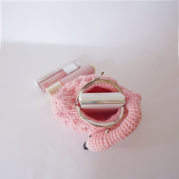 [定制] Flamingo clasp mini pouch 化妝品袋 糖果袋 第3張的照片