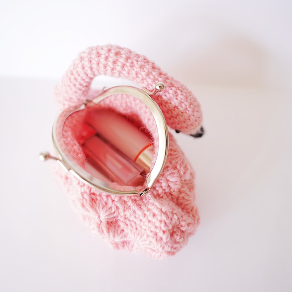 [定制] Flamingo clasp mini pouch 化妝品袋 糖果袋 第4張的照片